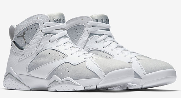 Air Jordan 7 Pure Platinum Shoes - Click Image to Close